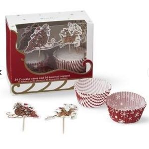 Williams Sonoma TWAS THE NIGHT BEFORE CHRISTMAS Meri Meri Cupcake Decorating Kit